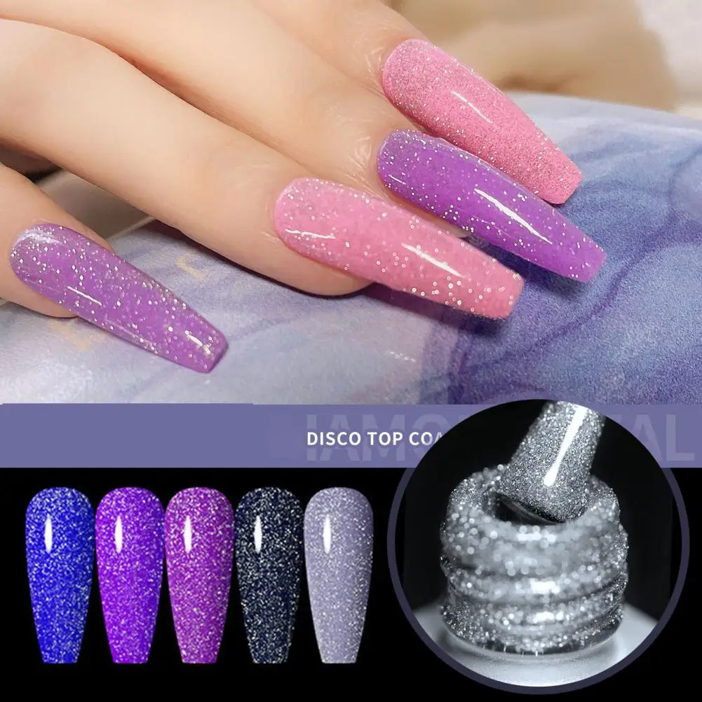 8ml Safe Nail Coat Gel Liquid Nail Top Coat Professional Excellent Saturation Matte UV Gel Lacquer Varnish Manicure Tool