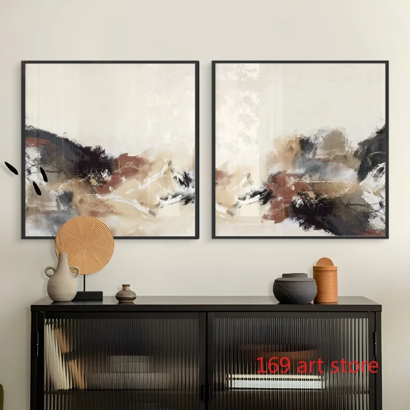 

Абстрактная квадратная галерея блоков, простая Геометрическая линия, Скандинавская фотография, настенные принты, картина для комнаты, домашний декор