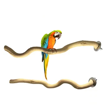 Natural Wood Bird Perch 1