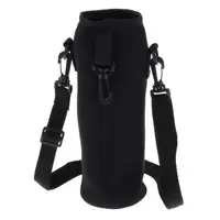 Water Bottle Carrier, Insulated Neoprene Water Bottle Holder Bag Case 1L with Adjustable Shoulder Strap 2