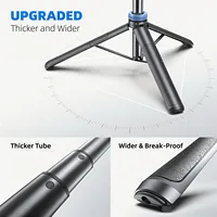 3-in-1 Bluetooth Selfie Stick Tripod with Remote for iPhone Samsung GoPro DJI Insta360 Extendable Portable Vlogging Stand - Image 2