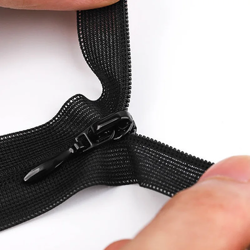 1PCS 3# Invisible Zipper Tailor Open End Fine Tooth Fastener Accessories Lace Zipper Clothes Coat Sewing Craft Concealed Zips