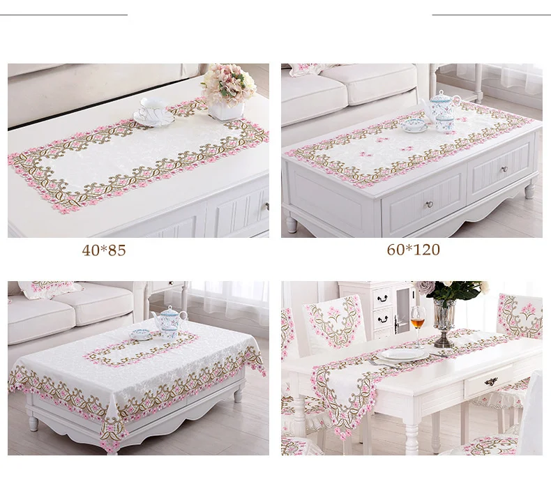 INS polyester soffbordsduk, matbordsduk, stolsdyna, stolsöverdrag, duk, dammtät duk,_voghion.com