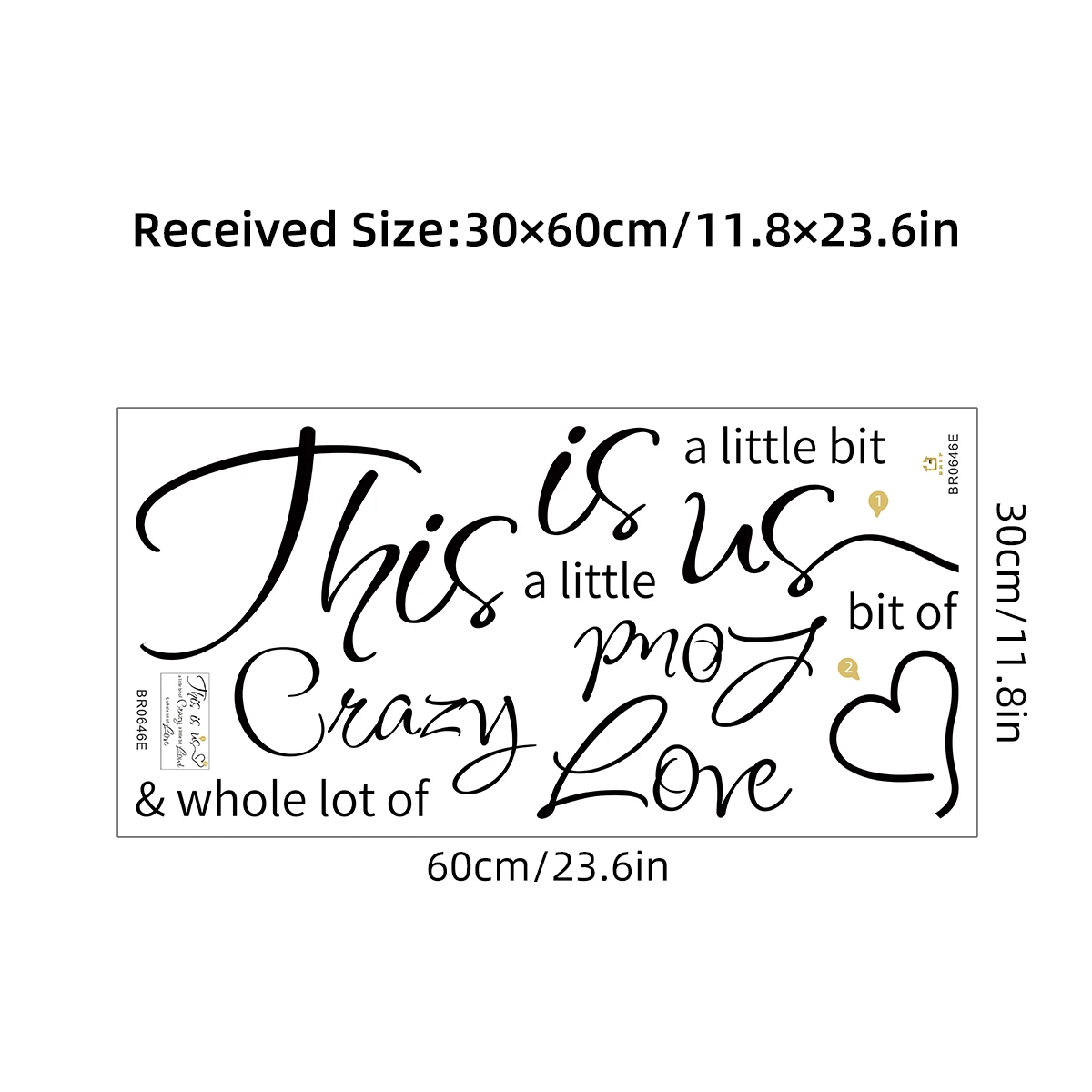 “This Is Us” Wall Sticker 5