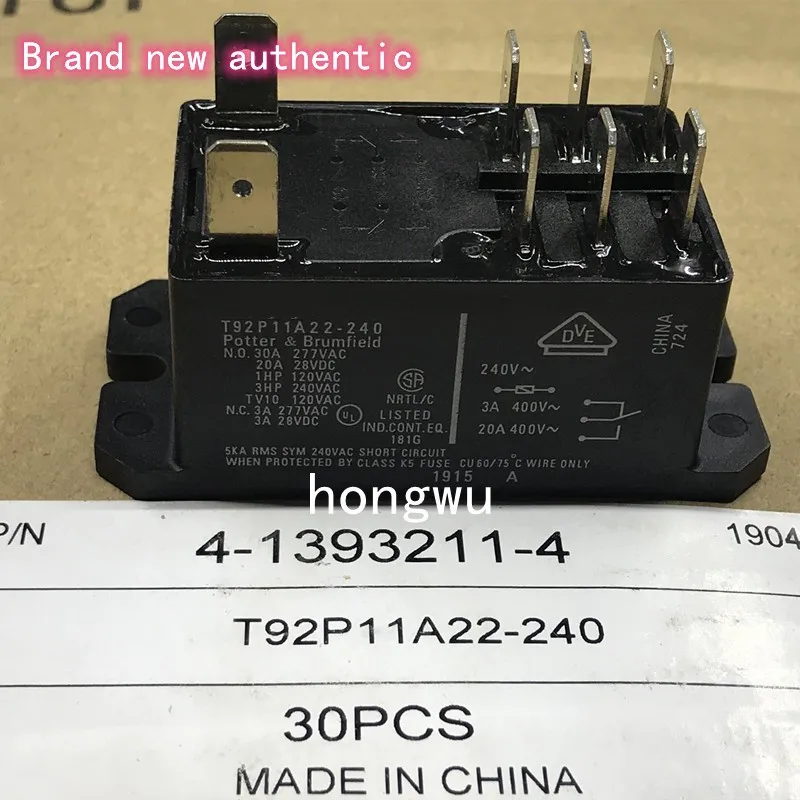 

100% Original New 1PCS/ T92P11A22-240 AC240V 30A 8pins