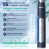 Sejoy JS10-1 Electric Sonic Toothbrush with 10 pcs Replacement Heads Rechargeable Waterproof Electronic Tooth Brushes 2