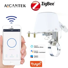 Smart Home Automation Control Valve Tuya ZigBee Wireless Control Gas Water Valve For Gas Work with Alexa,Google Assistant
