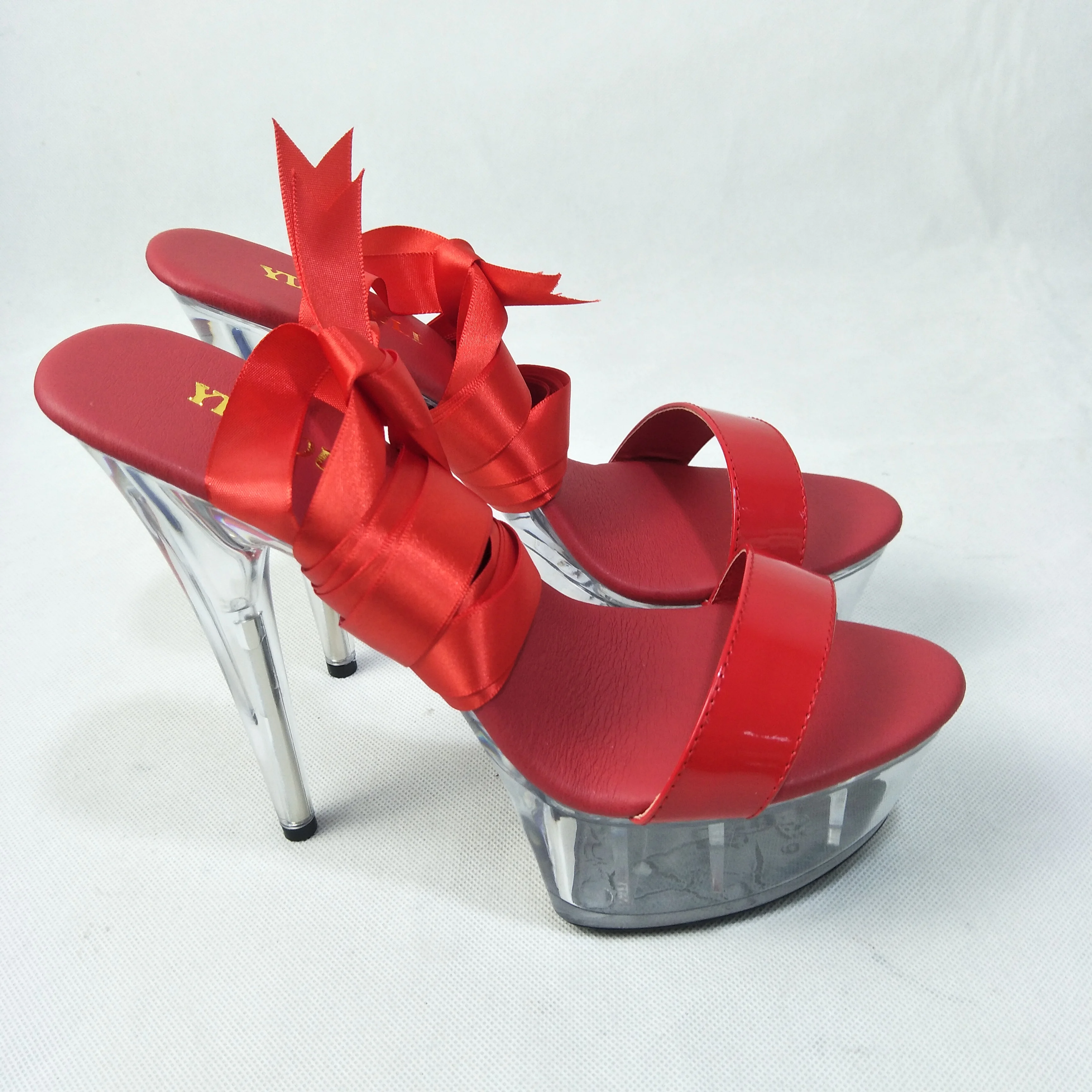 

15cm high-heeled shoes lady platform crystal sandals low price dance shoes 5 inch high heels sexy stripper dance shoes