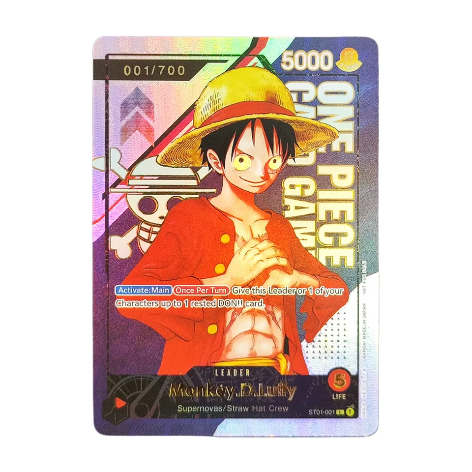 Proxy One Piece Game ST01-001 Monkey.D.Luffy Serial Number Prize