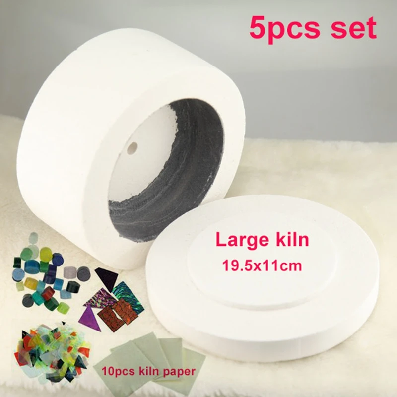 5pcs Set Fuseworks Microwave Kiln Kit For Beginner Best Extra Large