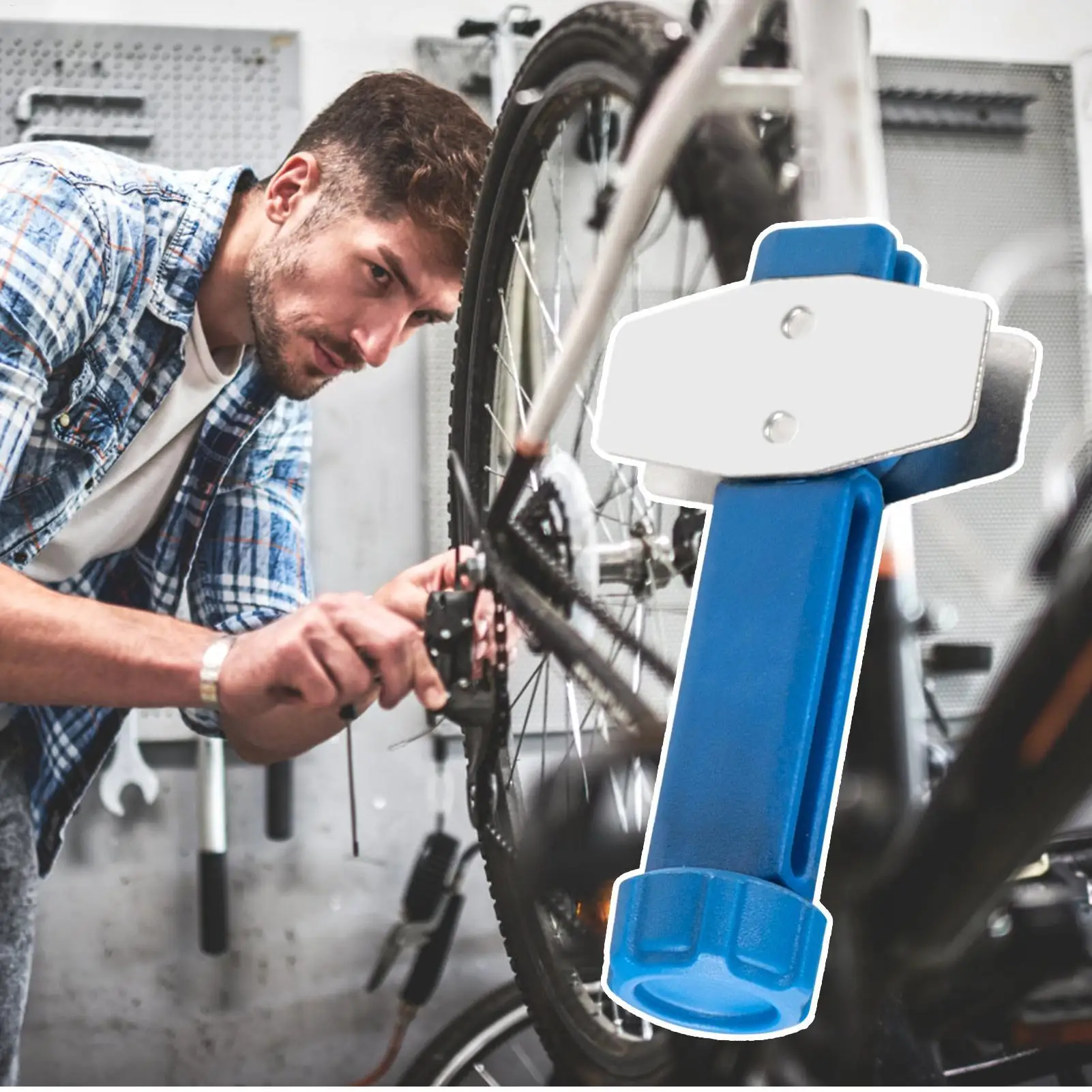 1pc Brake Spreader Tool Bike Piston Spreader Ergonomic Repair Accessories Heavy Duty Expander For Cycling Road Trip Maintenance