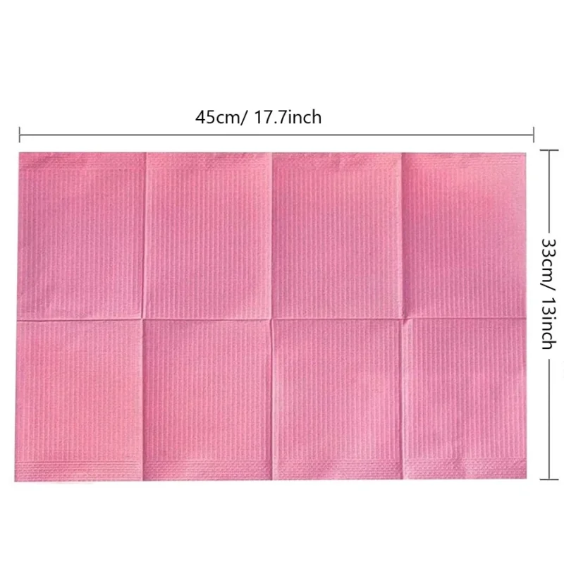 25pcs/50pcs Disposable Nail Table Mat Multi-functional Tattoo Oil-proof Mat Cloth Foot Towel Beauty Non-woven Fabric Hand Pillow 6