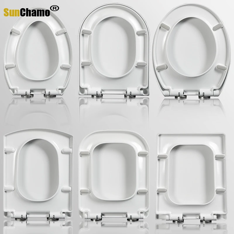 วัสดุ PP หนาห้องน้ำฝาครอบที่นั่งในครัวเรือน Universal อุปกรณ์เสริมฝาปิด Las Tapa Del Commode อุปกรณ์เสริมชุด 1
