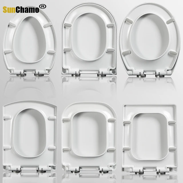 วัสดุ PP หนาห้องน้ำฝาครอบที่นั่งในครัวเรือน Universal อุปกรณ์เสริมฝาปิด Las Tapa Del Commode อุปกรณ์เสริมชุด 1