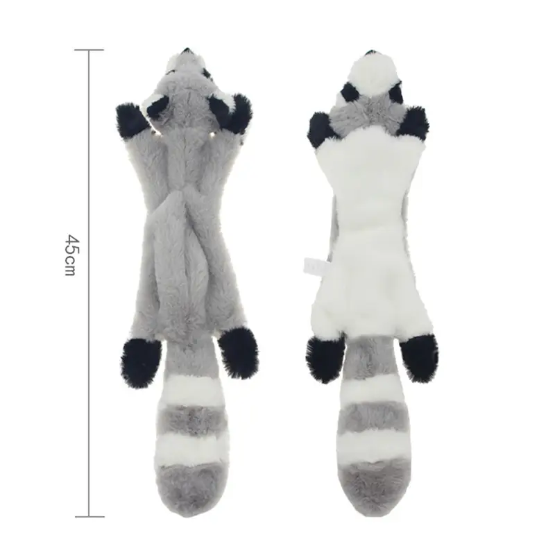 Funny Simulated Animal No Stuffing Dog Toy with Squeakers Durable Stuffingless Plush Squeaky Dog Chew Toy Crinkle Pet Squeak Toy - Image 15