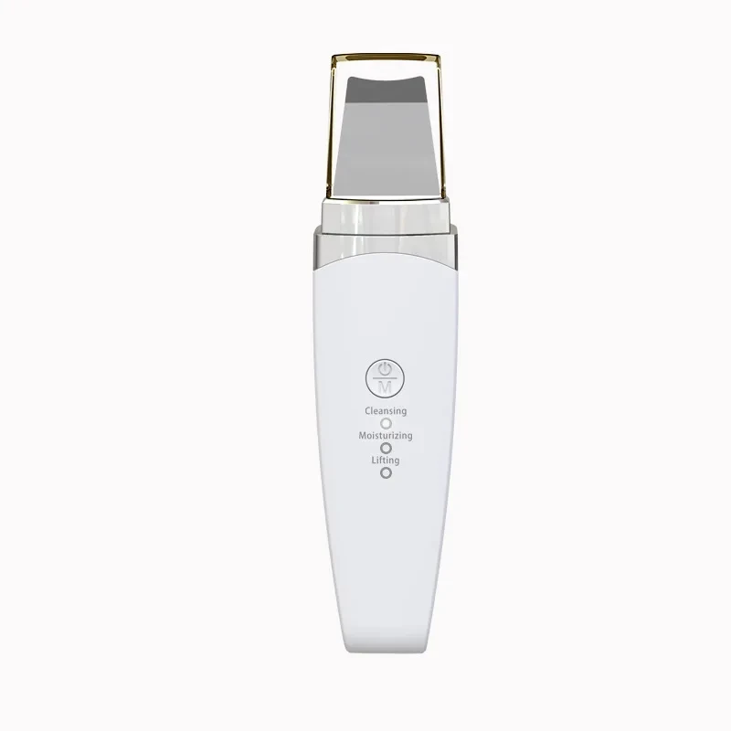 Ultrasonic Skin Scrubber Facial Spatula Blackhead Remover Deep Face Cleaning Lift Machine Peeling Shovel Pore Cleaner