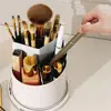 Makeup Brush Holder 360° Rotating Lipstick Eyebrow Pencil Holder Eye Shadow Storage Box Luxury Cosmetics Storage Box With Lid 4