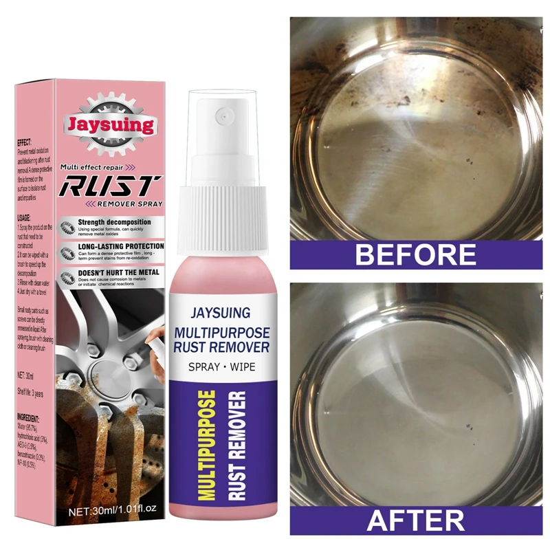 

30ML Multifunctional Rust Remover Polisher Surface Polisher Rust Remover Stainless Steel Polisher Car Wheel Rust Remover Tool