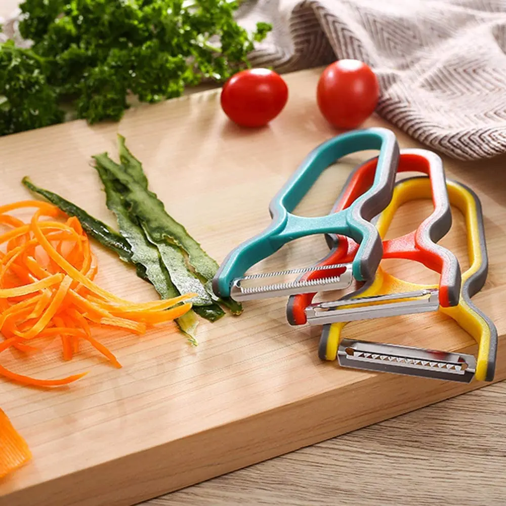 Shengya Vegetable Peeler 3 Pcs Set Slicer Shredder Peeler Magic Trio Peeler Set Pack Of 3