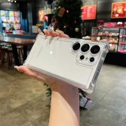 Shockproof Clear Acrylic Protective Phone Case - Transparent Cover - Samsung Galaxy A15 4G (Clear)