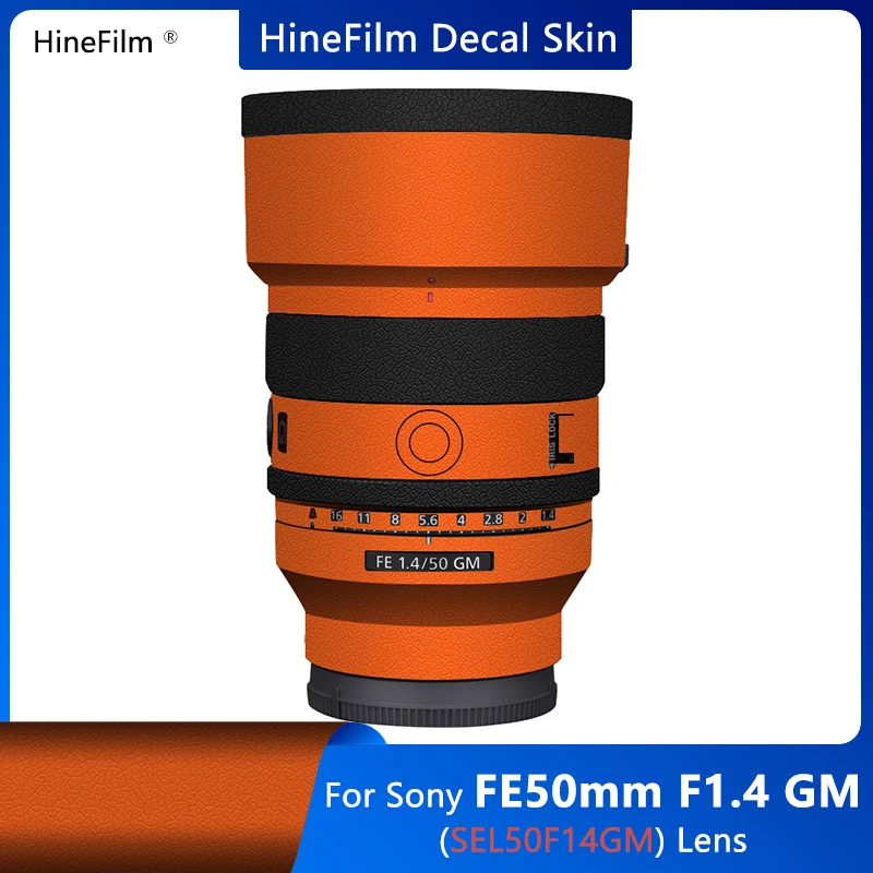 50 F1.4Gm Lens Sticker Fe50 1.4 Gm Lens Decal Skin Per Sony Fe 50Mm F1.4 Gm Sel50F14G Lens Premium Skin Wrap Cover Film Sticker