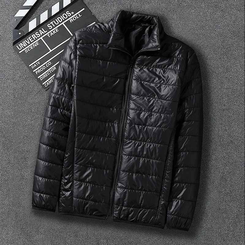 Фото Nueva chaqueta de plumon de moda masculina chaqueta de algodón Thermal y ligera necesaria al aire Free en Winter №2