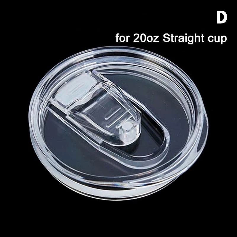 Universal Splash and Spill-Proof Plastic Cup Lid - Secure Fit