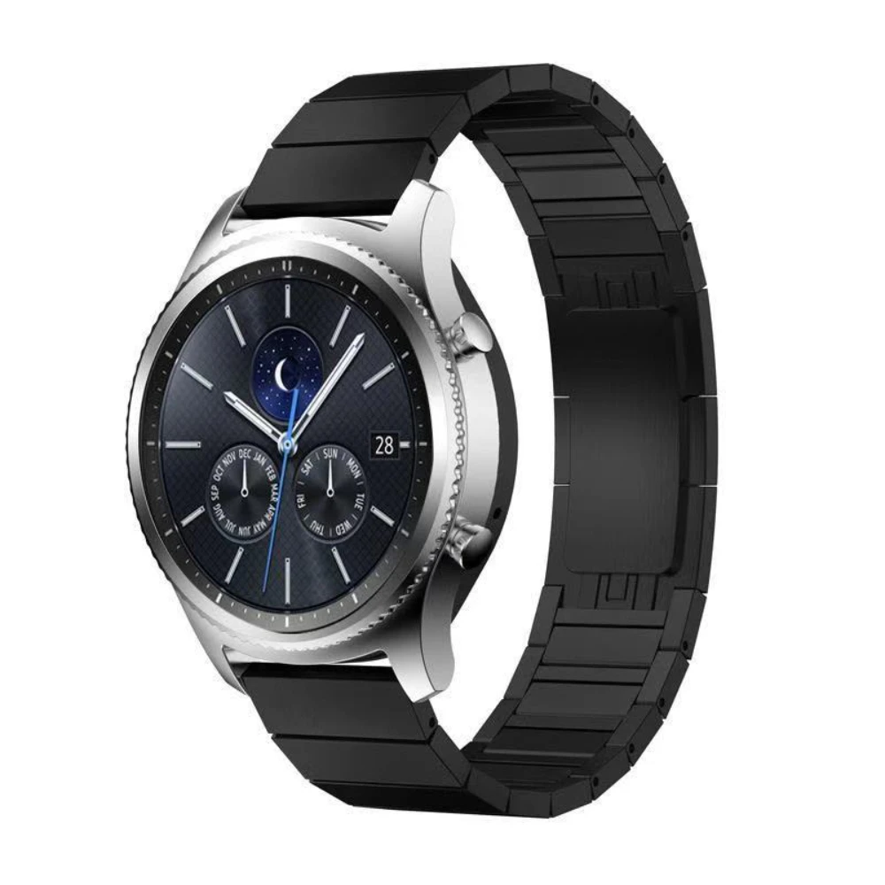 22mm 20mm Metal Strap for Samsung Galaxy Watch 3/4/5/Gear S3/Active 2/Huawei Watch GT-2-3-Pro Bracelet Wristband for Amazfit GTR