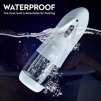 Automatic Male Silicone Vagina Rotation Masturbator Cup Real Pussy Blowjob Pocket Adult For Men Mastubation Sex Machines Toy 3