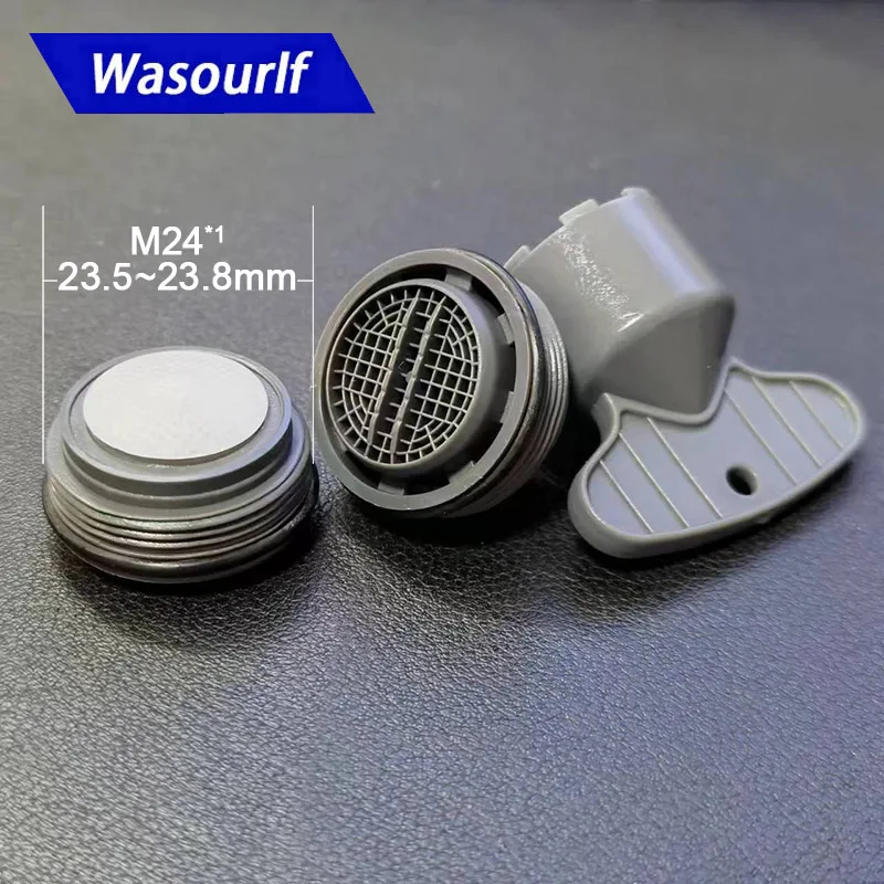 WASOURLF 2PCS M24 Aerator Bubbler Male Thread 4L Water Saving Tool Faucet Tap Spout Part Bathroom Fittings Kitchen Accessories