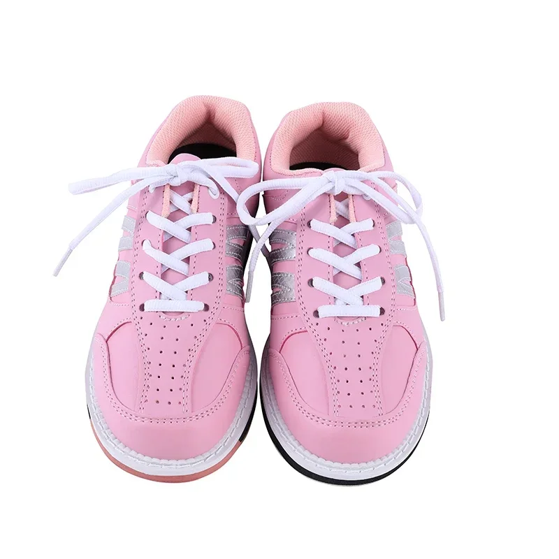 Women Bowling Shoes Skidproof Sole Professional Sport Shoes Breathable Sneakers Size