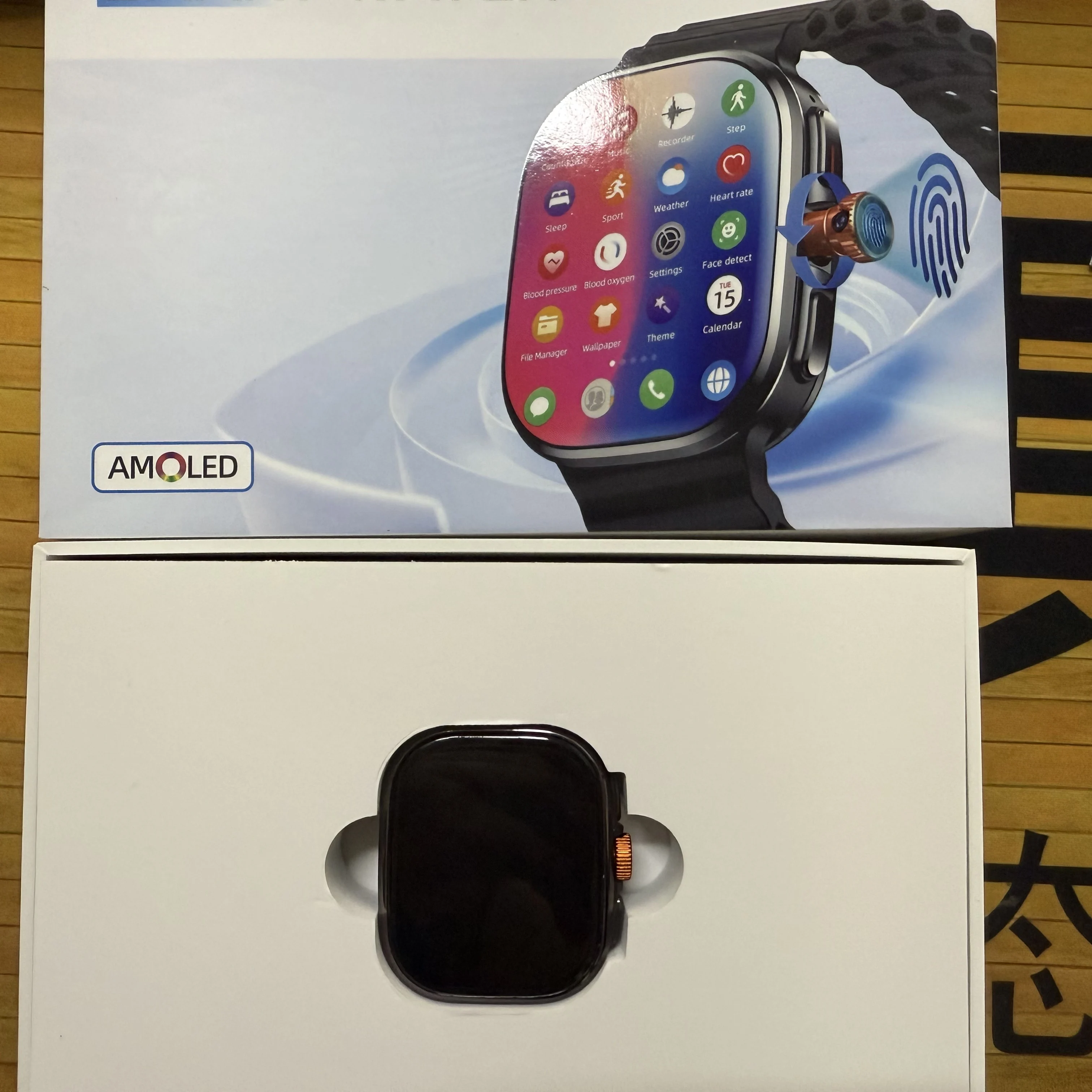 2.29inch Amoled 5G LTE Full Netcom Android 13.0 Smartwatch Smart Watch With 190° Rotary Camera Touch ID Infrared remote function 4