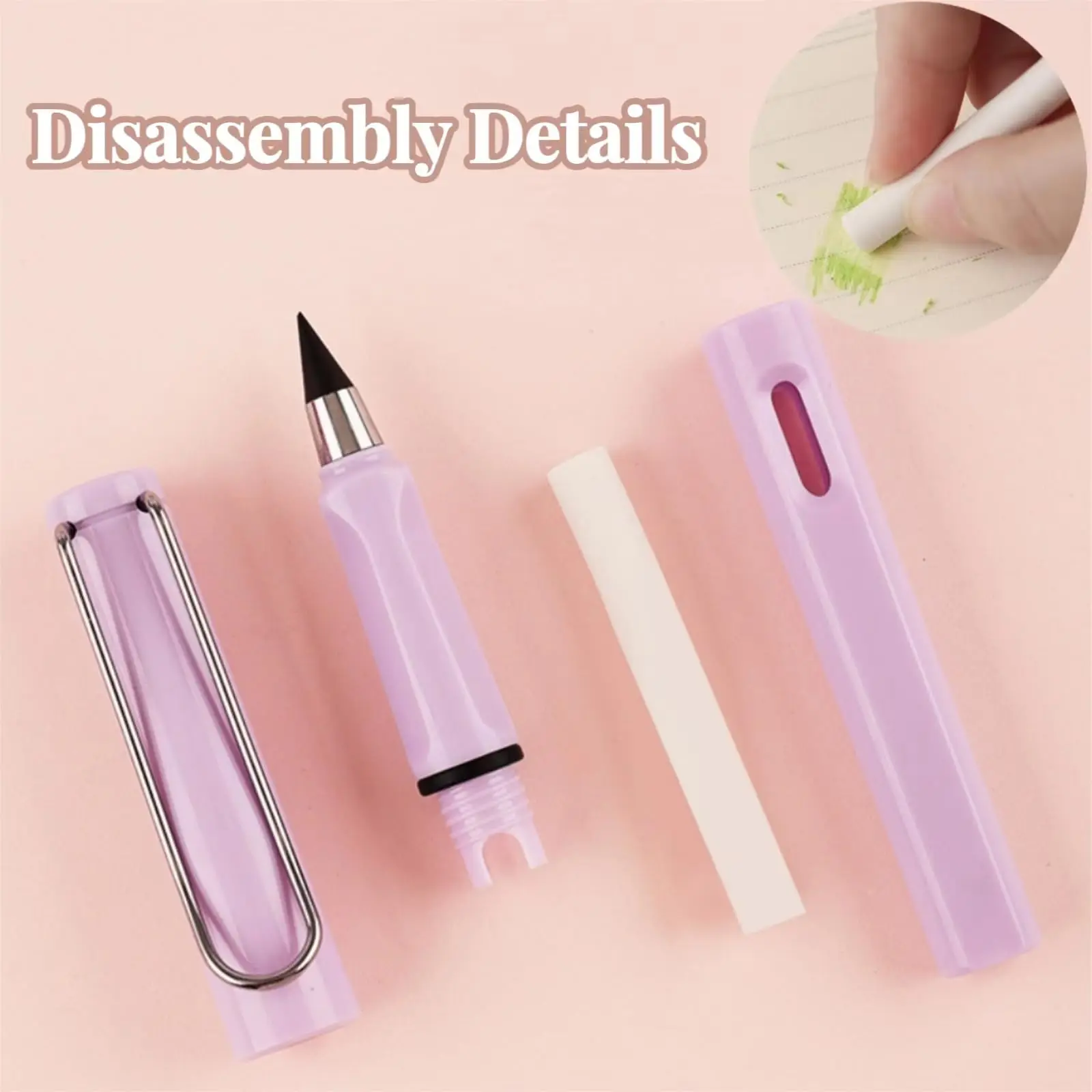 12 Colored Pencils Never Sharpen Everlasting Endless Pencilfor Writing Drawing Sketching 5