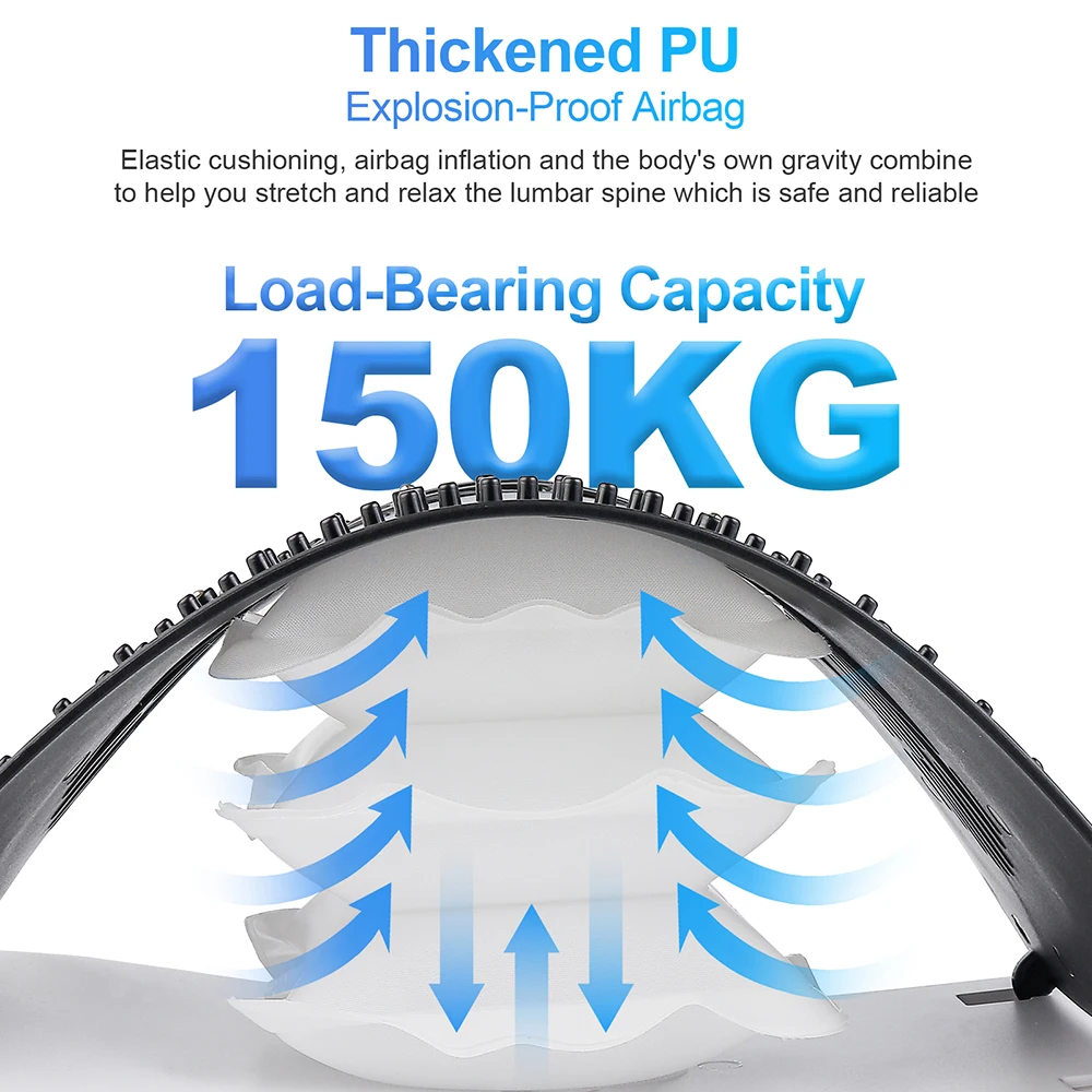 Lumbar Soothing Device To Relieve Pain Manual Or Electric Lumbar Stretcher Mat Yoga Fitness Pad Lumbar Vertebrae Back Corrector