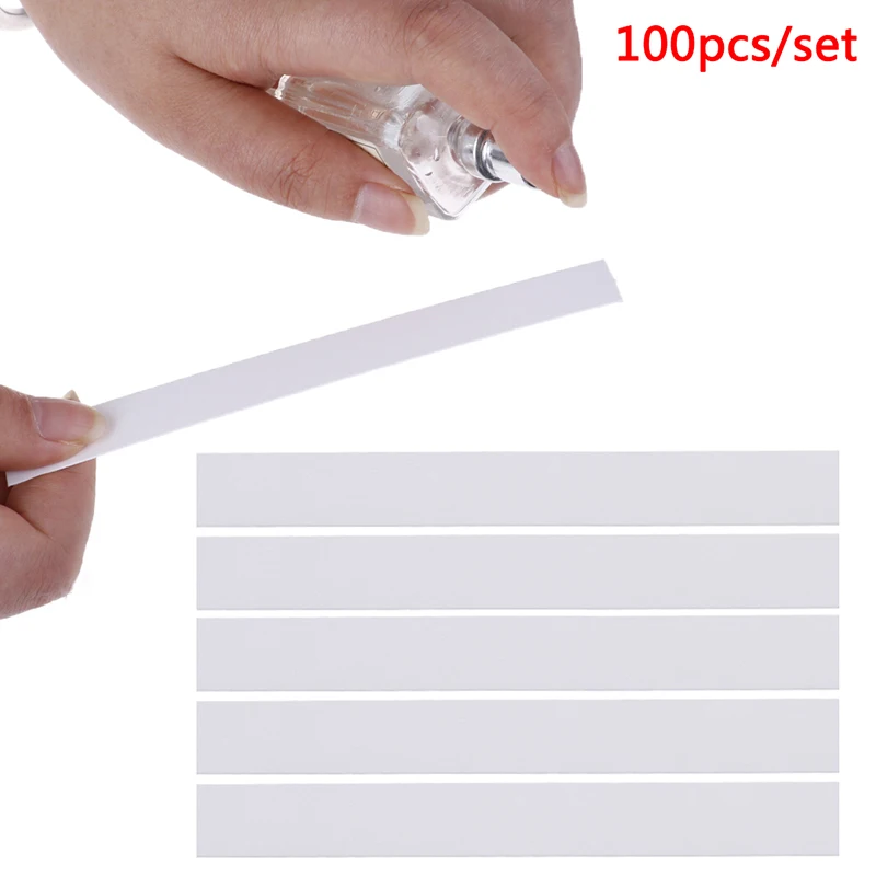 100pcs 130*15mm Aromatherapy Fragrance Perfume Essential Oils Test Paper Strips Trial Fragrance Purified Air essential oil test strips