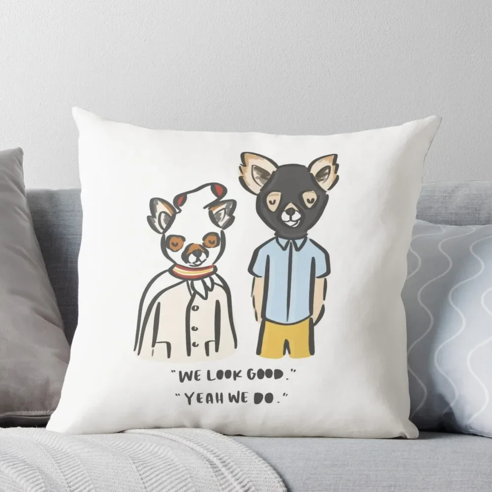 

Fantastic Mr. Fox - Ash & Kristofferson Throw Pillow Plaid Sofa Ornamental Pillow Christmas Covers