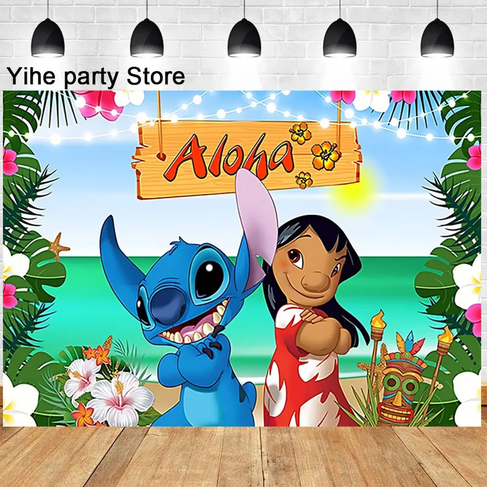 Happy Birthday Stitch GIF: The Ultimate Cartoon Lilo \u0026 Stitch Backdrop for  Unforgettable Kids' Parties, image size:1000x1000