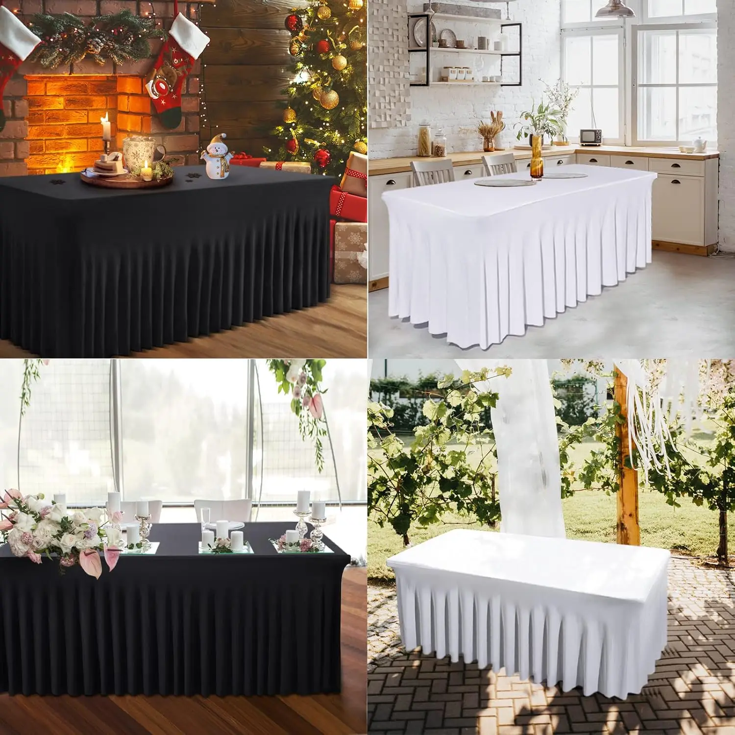 Table Skirt Conference Room Tablecloth Exhibition Activities Business Affairs Sign Rectangle Fabric Desk Cover Weddings Birthday