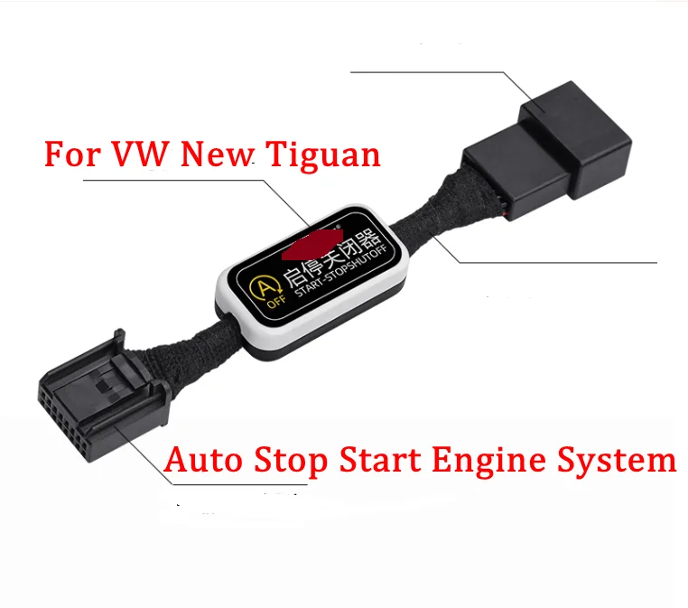

Для VW New Tiguan автоматическая остановка запуска системы двигателя выключенное устройство кнопка выключения Штепсель датчика управления Отключение кабель режима памяти