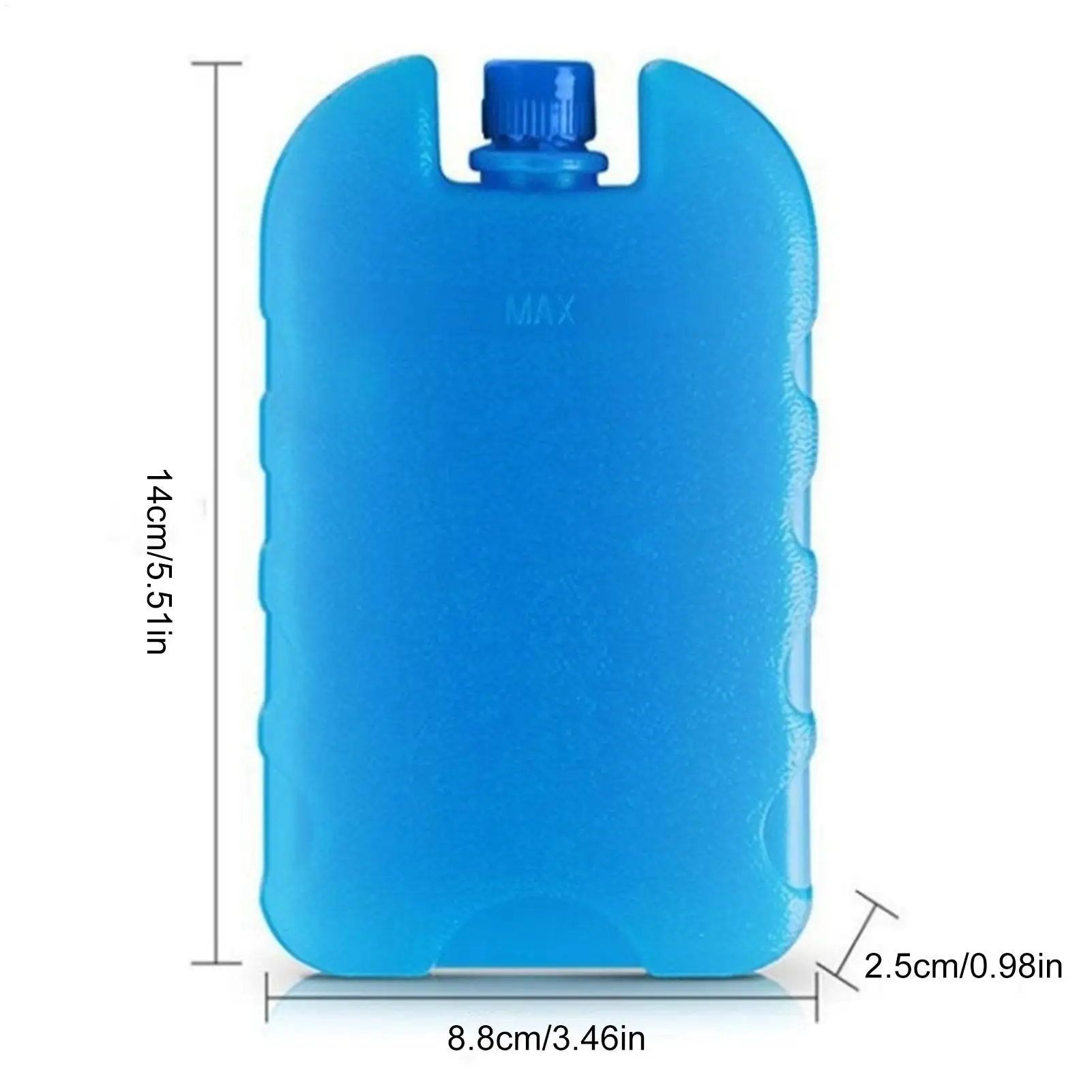 Reusable Ice Box New Keep Fresh Refrigeration Refrigerated Shipping Cooling Box PE Picnic Cooler Box Freezer Ice Cooling Packs