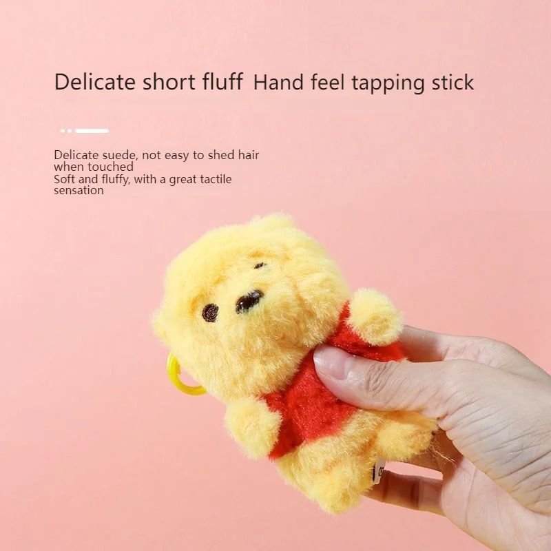 Miniso Pooh Bear Lots-O'-Huggin' Bear Chip Q Version Plush Keychain Pendant Cute Plush Backpack Pendant Girl Birthday Gift 2