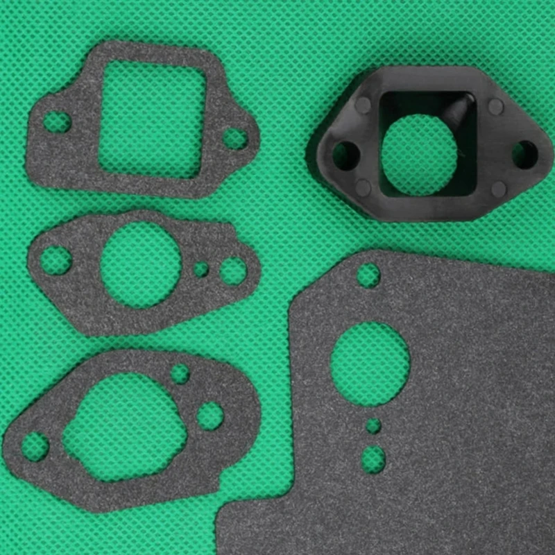 Carburetor Insulator Gasket GV160 Engine Carburetor Muffler Gasket GCV160 GCV190 GSV190 for Lawn Mower Lightweight 6