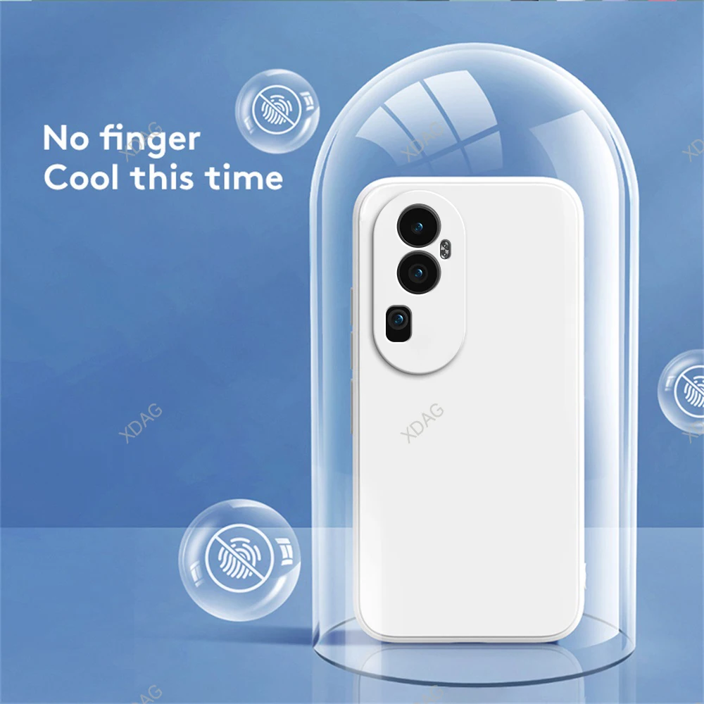 Premium Liquid Silicone Phone Case with Lens Protection - Classic Design