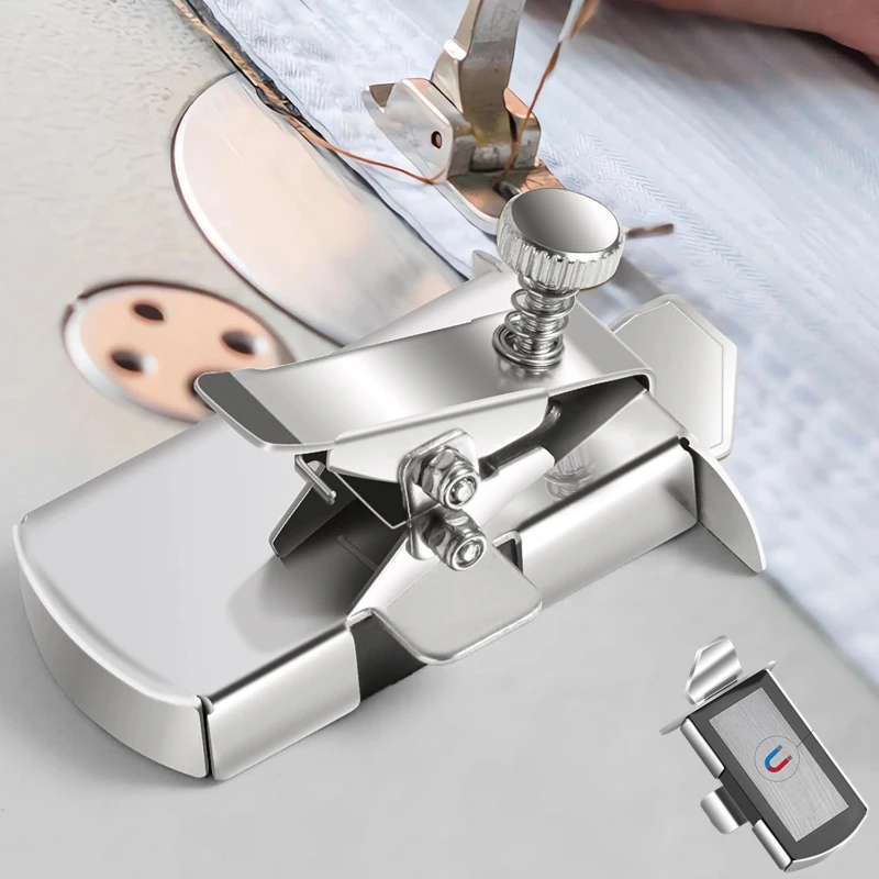 

Multi-functional Magnetic Seam Guide Universal Magnet Gauge Edge Locator Sewing Machine Hem Guide Sewing Accessories