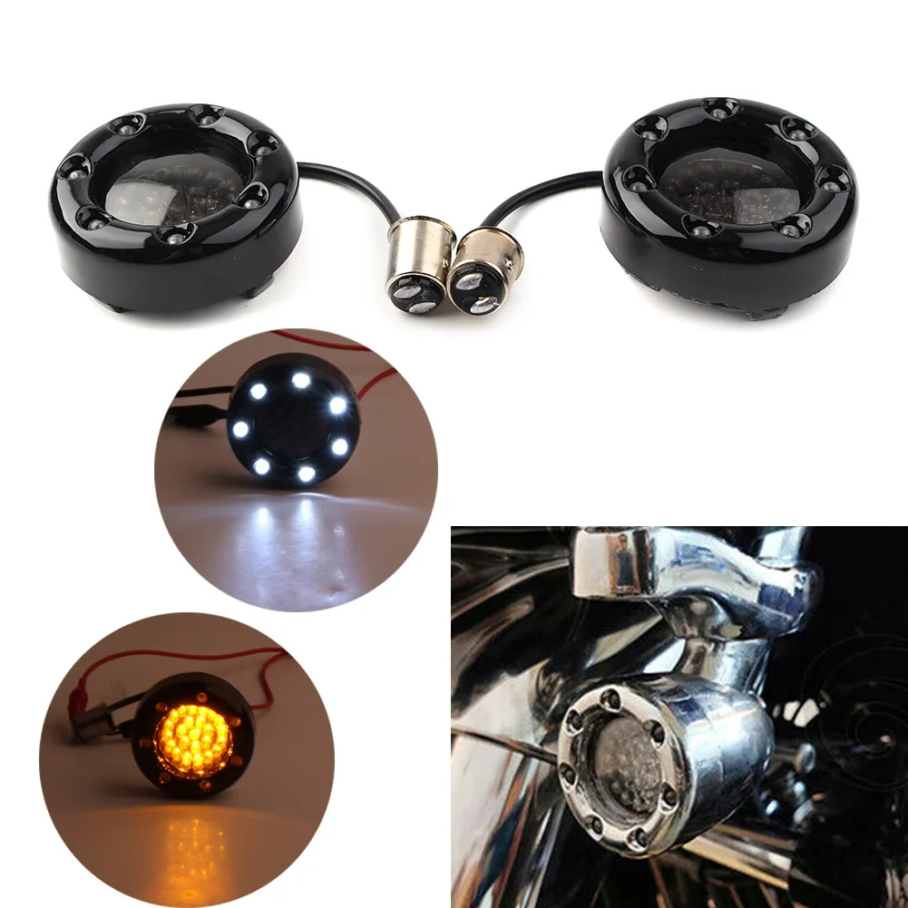 

1 пара, подсветка для мотоцикла Harley FXDF FXDB FXDC FLFB Sportster Touring Dyna и др.