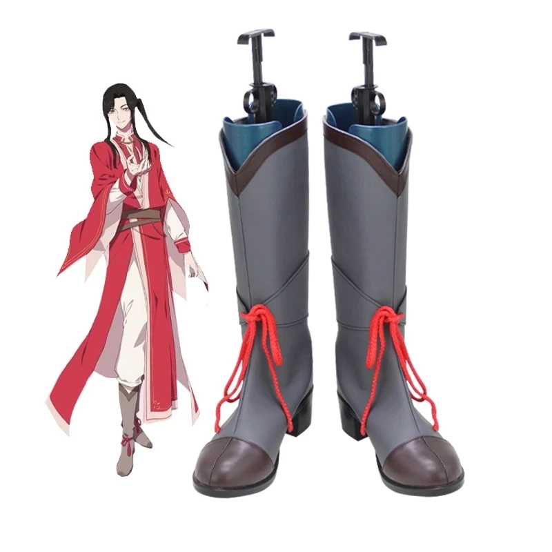 Anime Heaven  ູ Hua Cheng San Lang Ver  ڽ ǻ Tian Guan Ci Fu HuaCheng Cosplay Wig Shoes