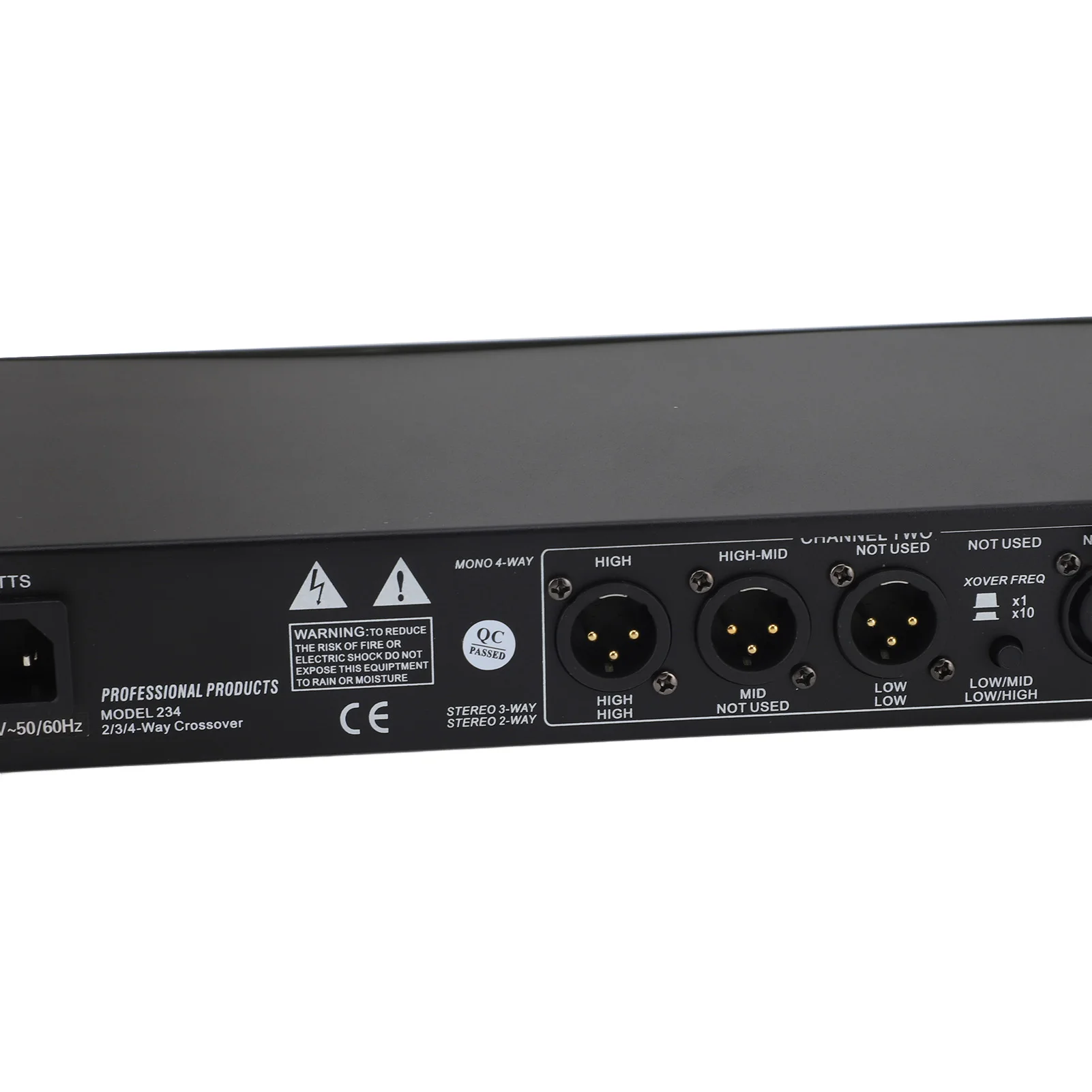 Professional 234XL Audio Peripheral Equipment Stereo 2/3 Channels 234XL Mono 4 Channels Electronic Frequency Divider