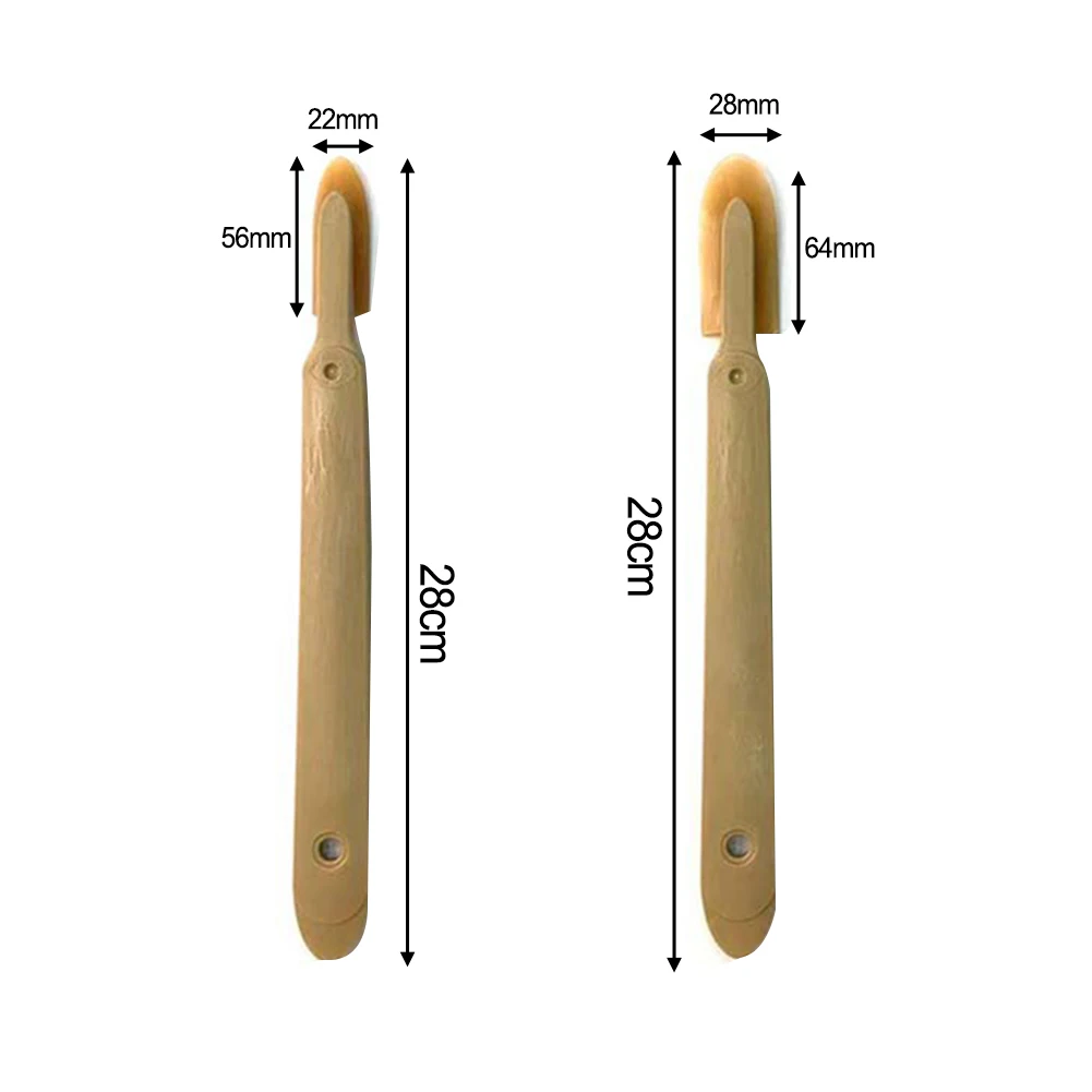 

Sealant Finishing Tools Easy To Clean Parts Rubber 22*56/28*64/36*72/44*85mm Head 28cm/29cm Total Length 2PCS Small/2PCS Large