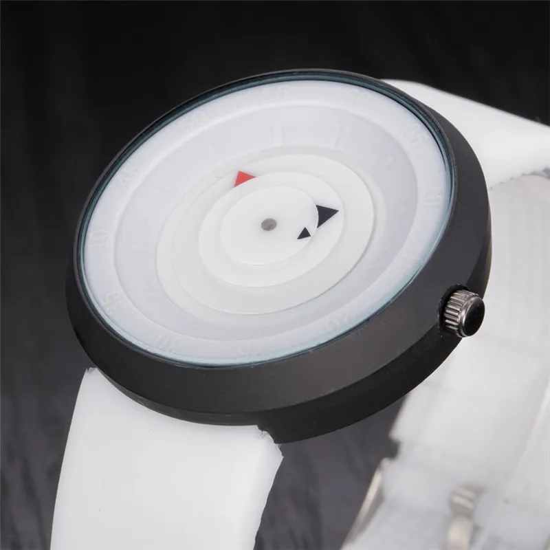 Men Unique Cool Designer Watches Boys Fashion Casual Rubber Band Simple Quartz Cheap Watch Erkek Barato Saat Relogio Masculino