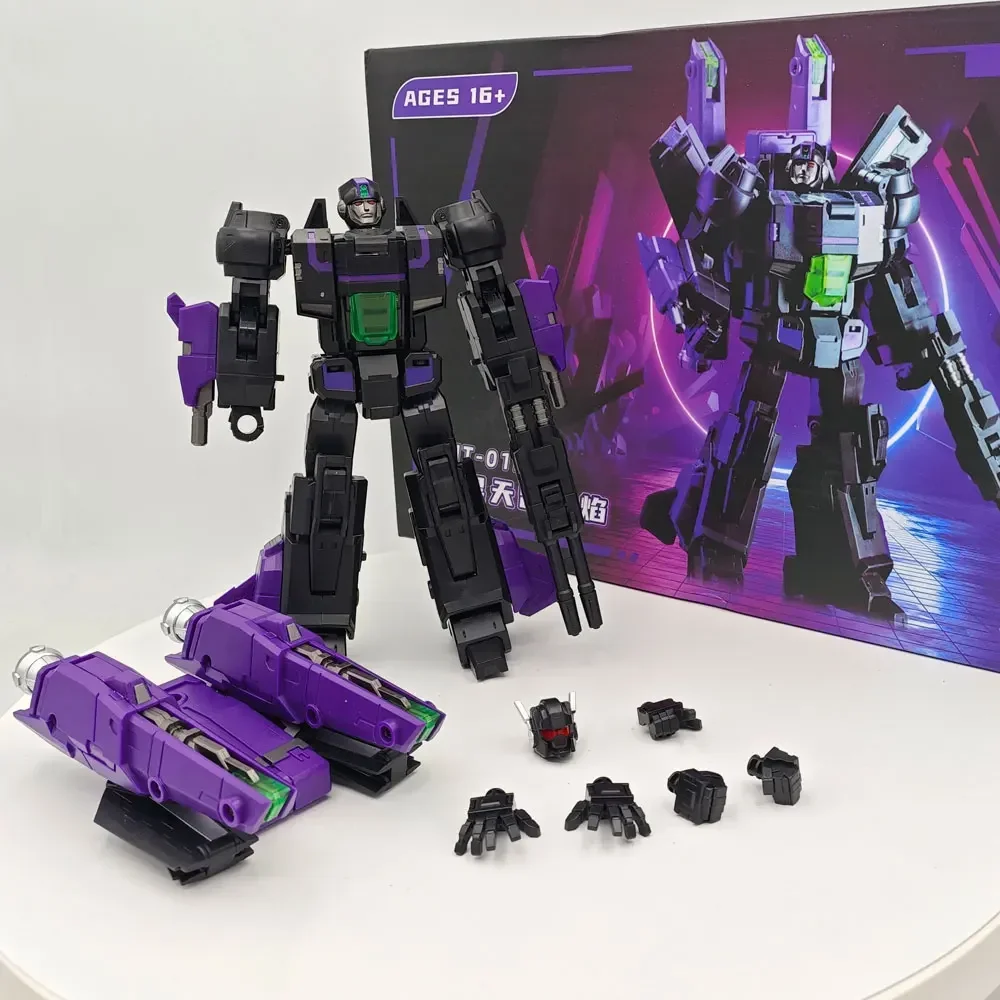

Skyfire Action Guardian Toys Jetfire TNT-01B Model Black Figure Robot Space Spacecraft Transformation TNT01B